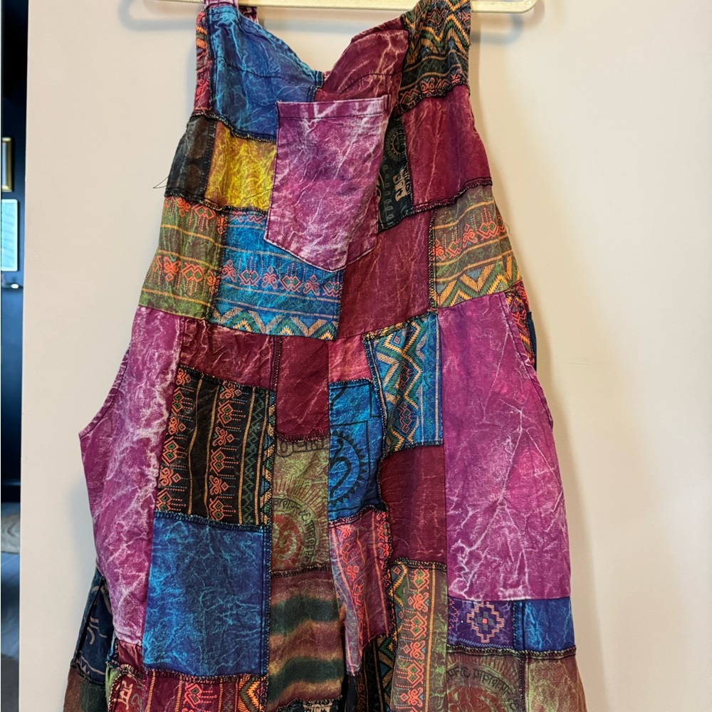 NWT AFRICWAY Patchwork Multicolor Jumpsuit